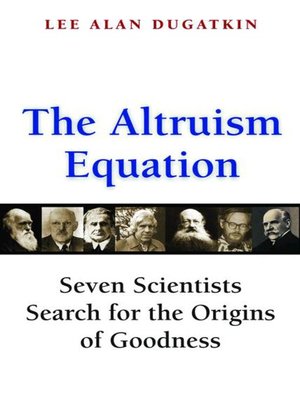 cover image of The Altruism Equation